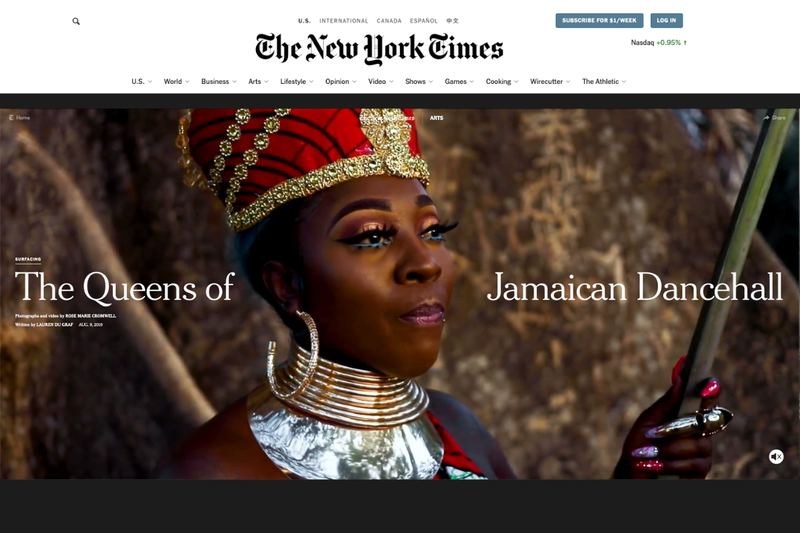 The New York Times coverage of Spice, 2019