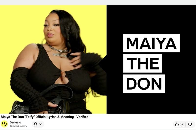 Genius coverage of Maiya The Don, 2023