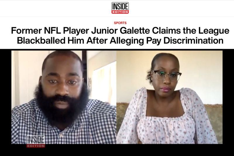 Inside Edition coverage of Junior Galette, 2025