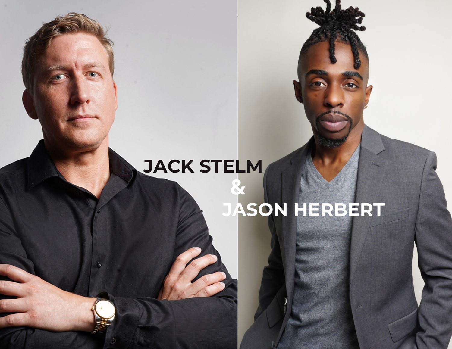 Portraits of Jack Stelm and Jason Herbert side by side, with their names